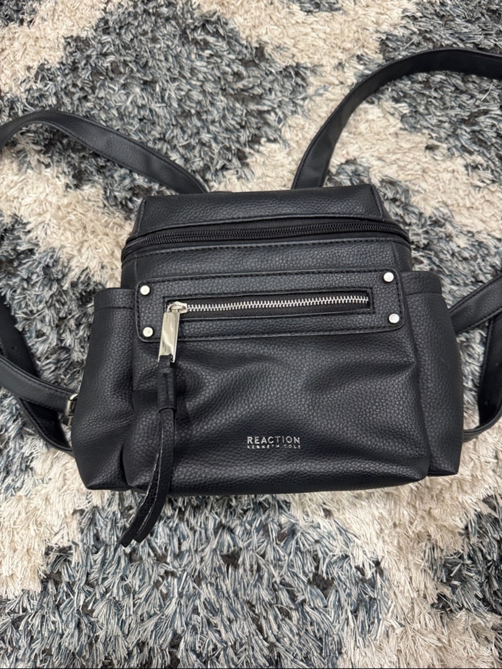 Reaction Kenneth Cole Leather Mini Backpack